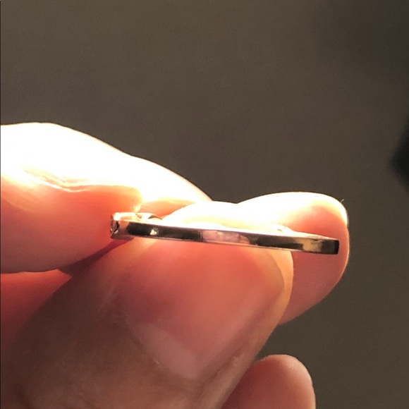 14k Rose Gold diamond band - Picture 4 of 6